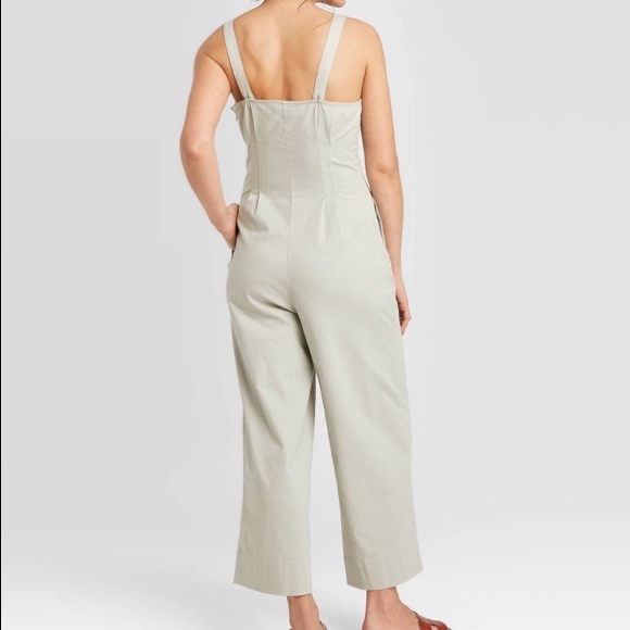 NEW! Pickled Gray Button Front Jumper - Picture 2 of 8